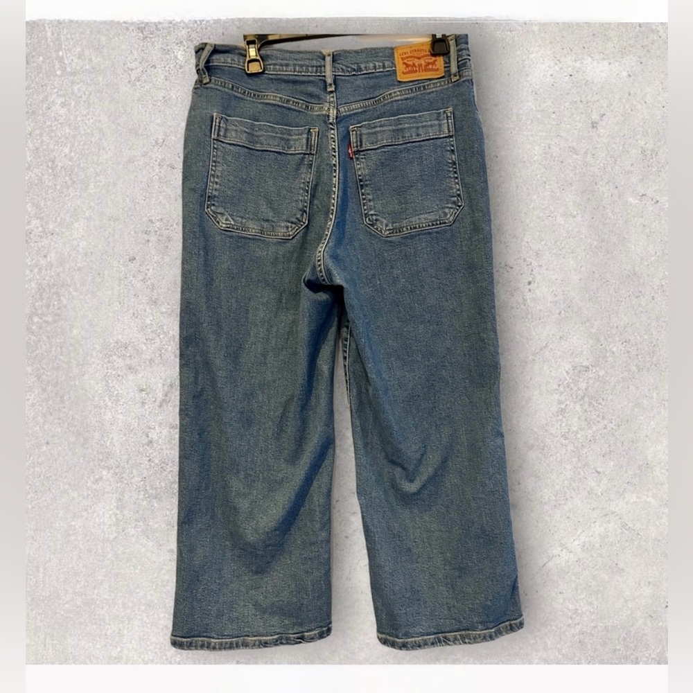 Levi's Mile High Cropped Wide Leg Jeans, sz 30